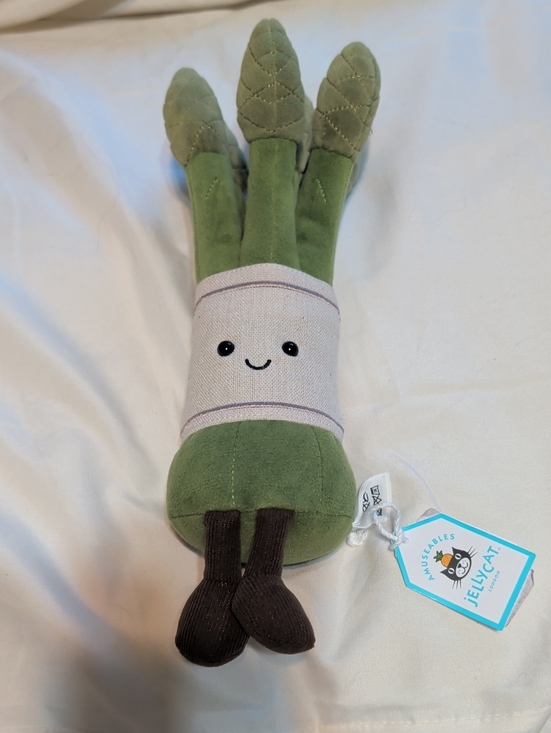 Jellycat Other - Jellycat Green & Brown Asparagus Plush